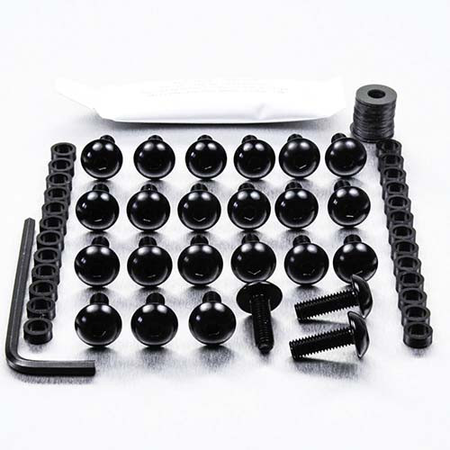 Kit Visserie Carenage en Aluminium RS125 06+ Noir