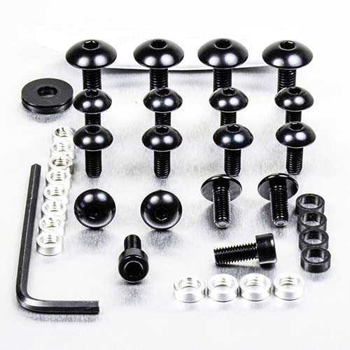 Kit Visserie Carenage en Aluminium Aprilia RS 4 125 Noir