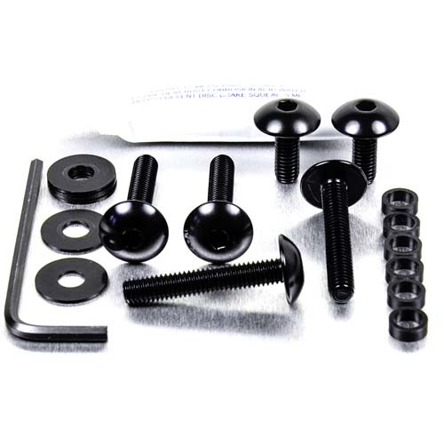 Kit Visserie Carenage en Aluminium GSF650 SA Bandit 09-10 Noir