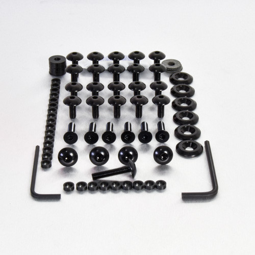 Kit Visserie Carenage en Aluminium GSXR750 WN-WS 92-95 Noir