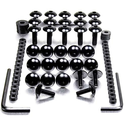Kit Visserie Carenage en Aluminium TT600 Series 1 00-03 Noir