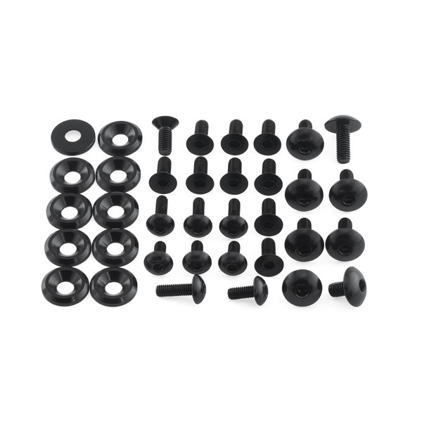 Kit Visserie Carénage Aluminium Yamaha XSR900 Noir