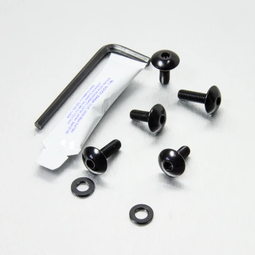 Kit Visserie Aluminium Protection Chaîne & Garde Boue Arrière Noir
