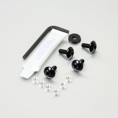 Kit Visserie Aluminium Fixation Garde Chaîne et Garde Boue Noir