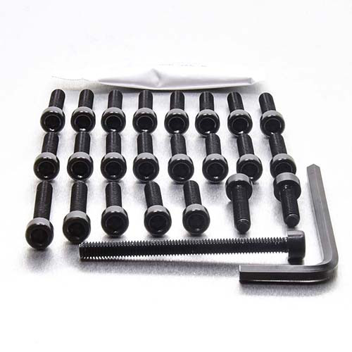 Kit Visserie Moteur VFR750 FJ-FK 88-89 Noir