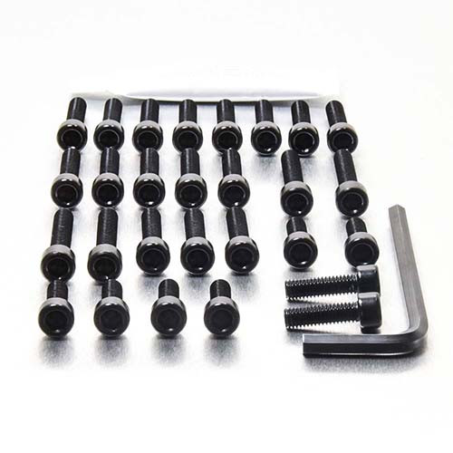 Kit Visserie Moteur Yamaha XJ650F Noir