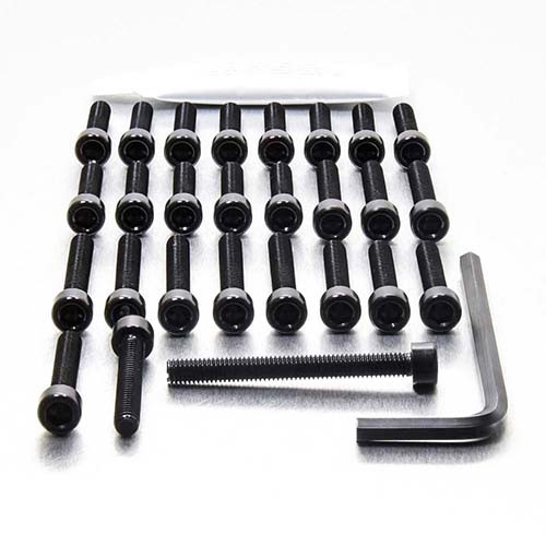 Kit Visserie Moteur Yamaha XTZ660 Noir