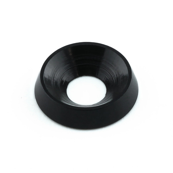 Rondelle fraisee en Aluminium M5 (13.5mm Diamètre Extérieur) Noir
