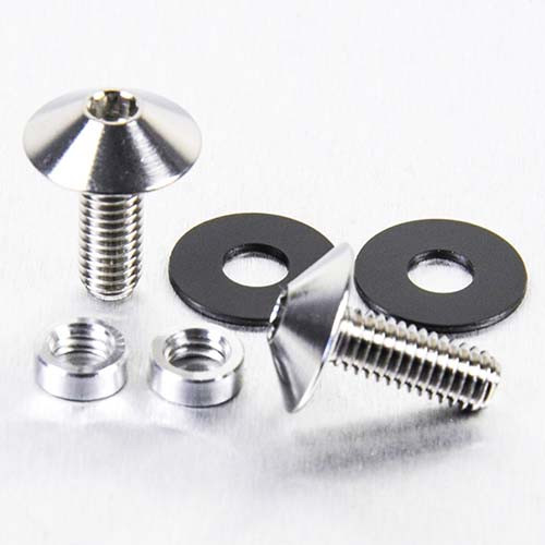 Kit Visserie Inox Fixation Garde Chaîne et Garde Boue