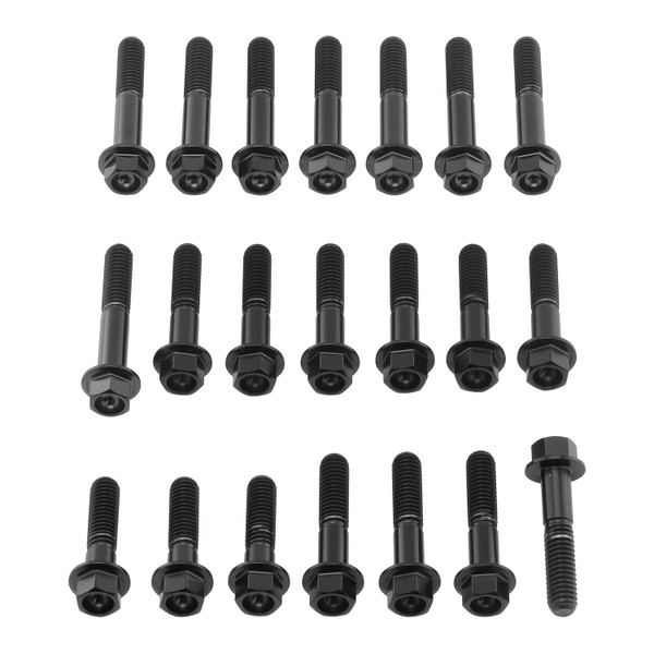 Kit Visserie Moteur Inox BMW S1000RR Hex à  Bride Noir