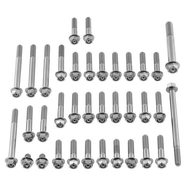 Kit Visserie Moteur Inox KTM 990 06+ Hex à  Bride