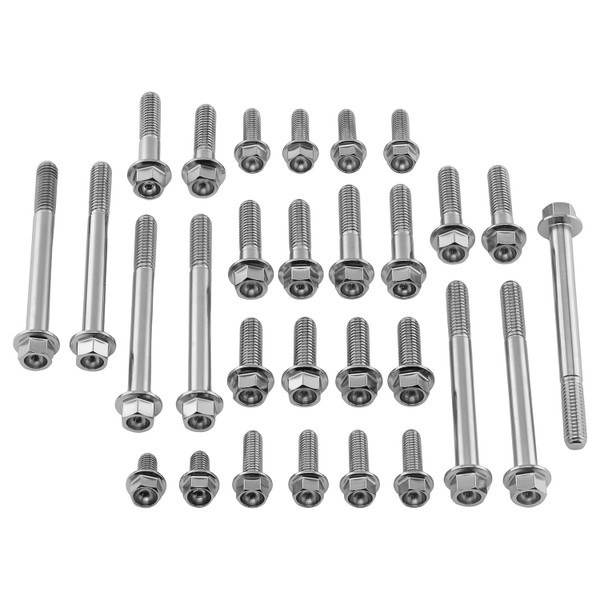 Kit Visserie Moteur Inox RM250 K4 04+ Hex à  Bride