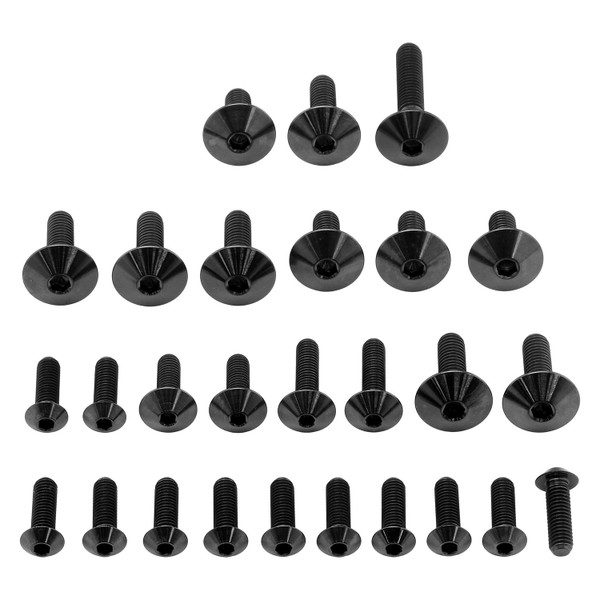 Kit Visserie Carenage en Inox Honda CBR1000RR Fireblade SP2 Noir