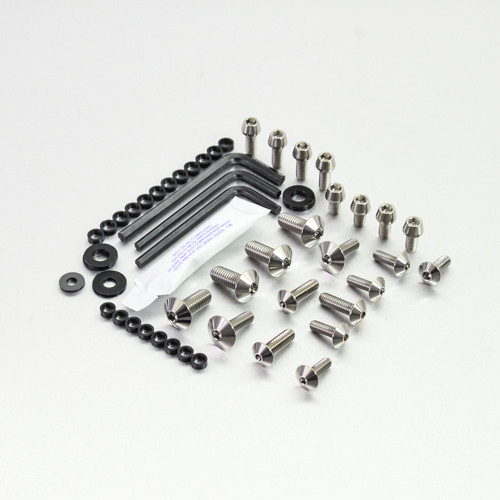 Kit Visserie Carenage en Inox Kit T100 - Bonneville 07+