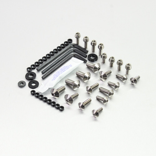 Kit Visserie Carenage en Titane T100 - Bonneville 07+