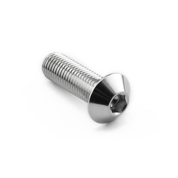 Vis à  tête bombe en Inox M10 x (1.25mm) x 30mm