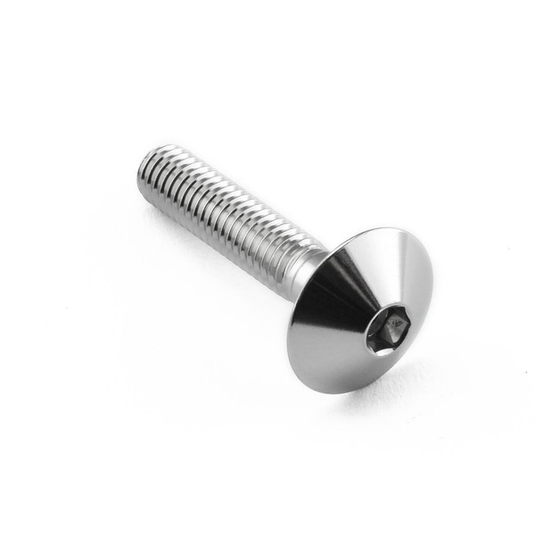 Vis à  tête bombe en Inox M6 x (1.00mm) x 30mm
