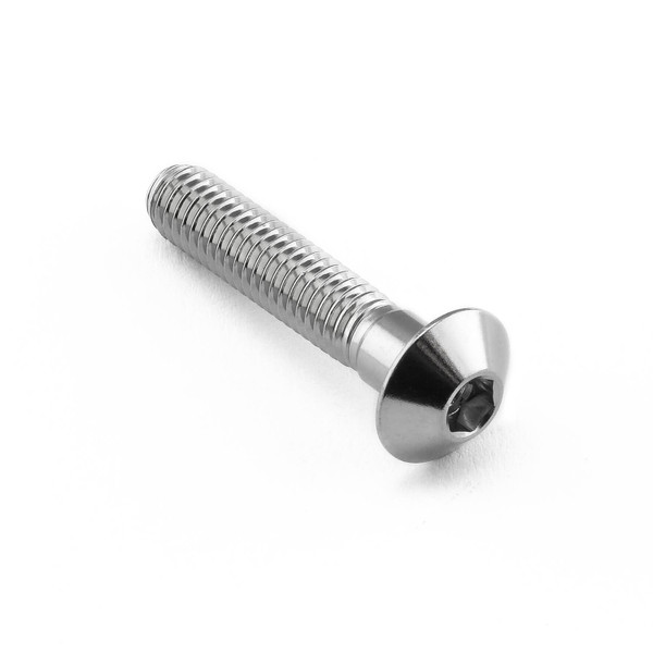 Vis à  tête bombe en Inox M6 x (1.00mm) x 30mm
