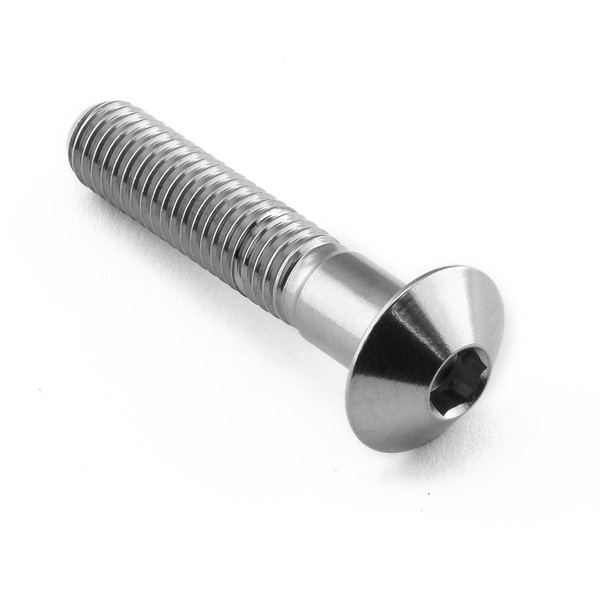 Vis à  tête bombe en Inox M8 x (1.25mm) x 40mm