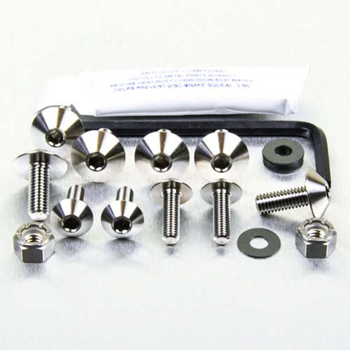Kit visserie garde boue en Titane