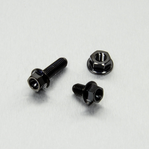 Kit Visserie Fixation Réservoir de Frein Avant Inox Noir
