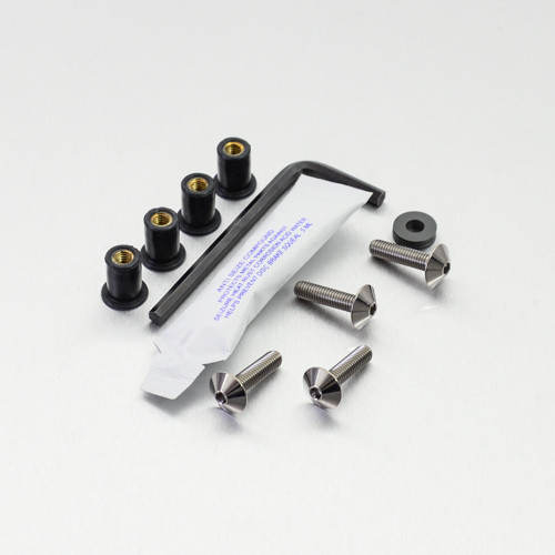 Kit visserie Bulle en Titane 4 Vis 20mm