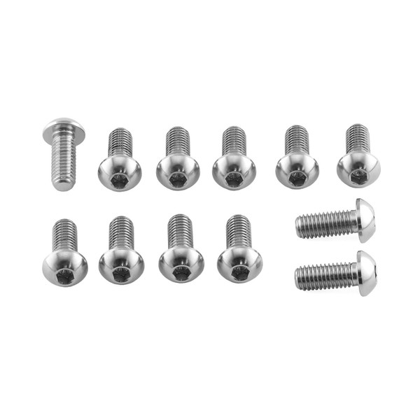 Vis disque de frein en Inox M8 x 20mm tête bombee Paquet x12