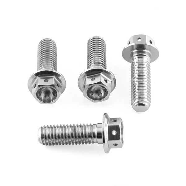 Kit visserie repose pieds passager en Inox Poli Race Spec