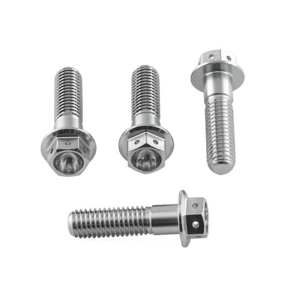 Kit visserie repose pieds passager en Inox Poli Race Spec