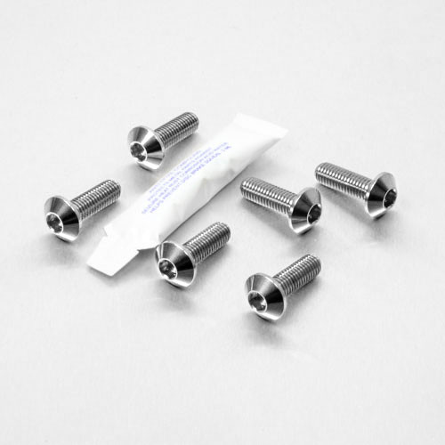 Kit visserie repose pieds passager en Inox Poli