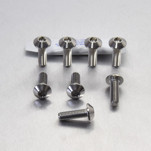 Kit visserie repose pieds passager en Inox Poli