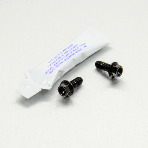 Kit Visserie Fixation Compteur Acier Inoxydable Hex à  Bride Noir