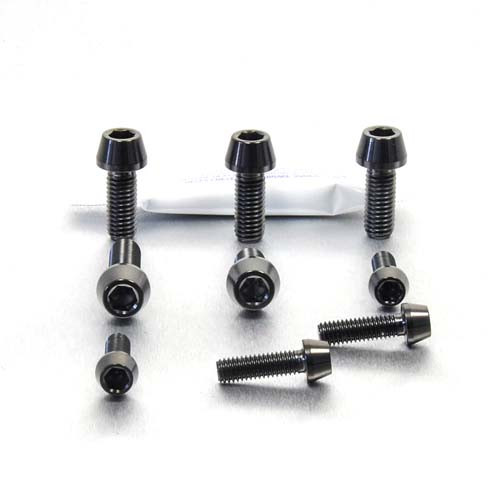 Kit Visserie en Inox Té de Fourche, Haut et Bas Noir