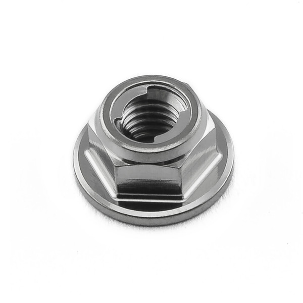 Ecrou metal nylstop à  bride en Titane M5x(0.80mm)