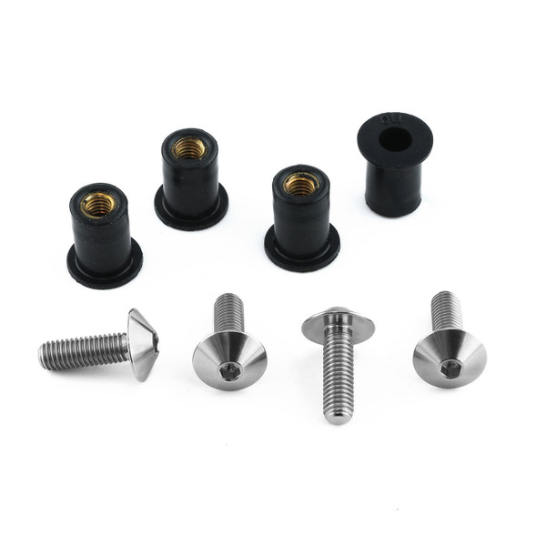 Kit visserie Bulle en Titane 4 Vis