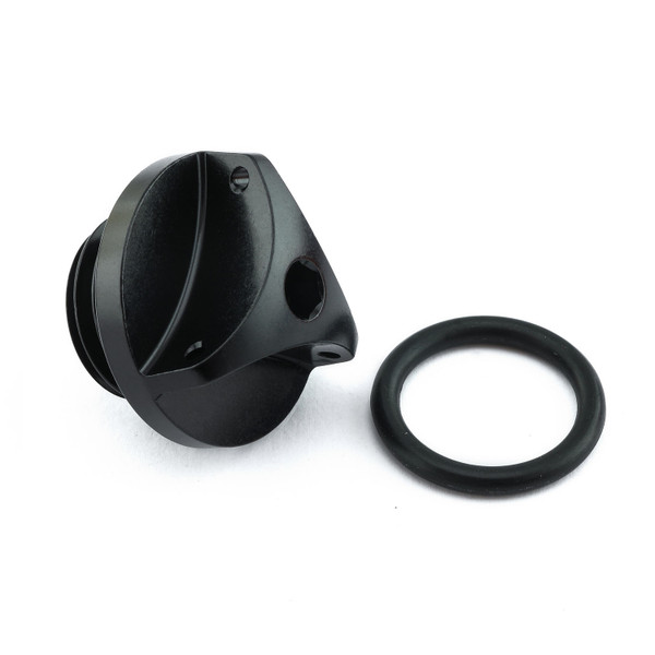 Bouchon d'huile en Aluminium M24 x (3.00mm) Noir