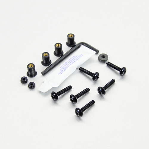 Kit Visserie Bulle Aluminium Honda Blackbird Noir