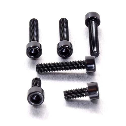 Kit vis trappe de reservoir en Aluminium Cagiva Raptor Noir