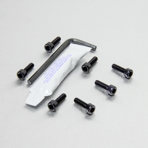 Kit vis trappe de reservoir en Aluminium KTM Noir