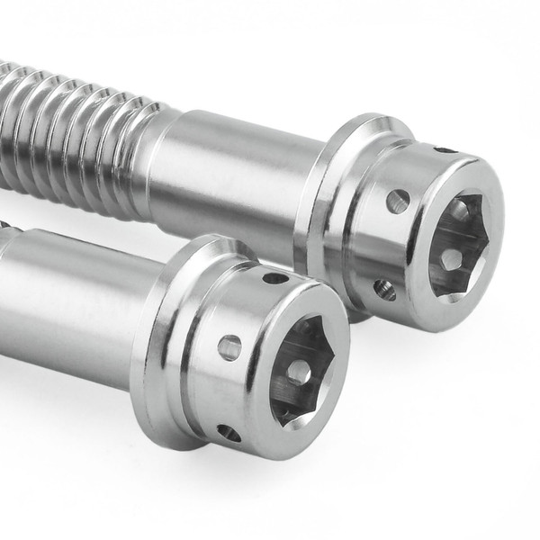 Kit visserie te de fourche haut et bas en Inox Tête Cylindrique Perforée À Bride