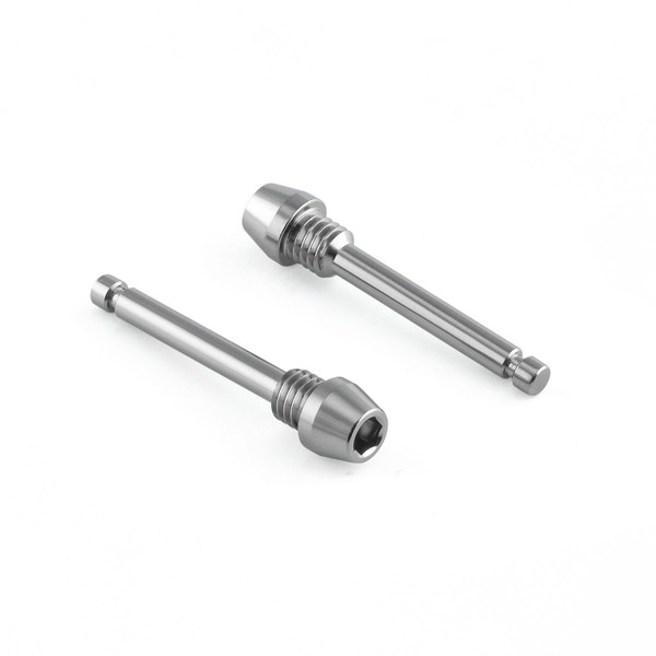 Goupille de fixation des plaquettes de frein de cycle en titane M5x(0.80mm)x26.6mm tête conique - paire - Hope