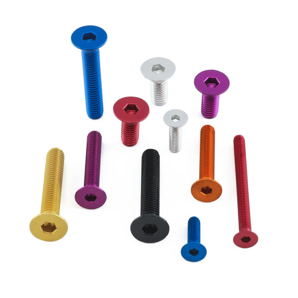 Vis Aluminium à  tête fraisee M5