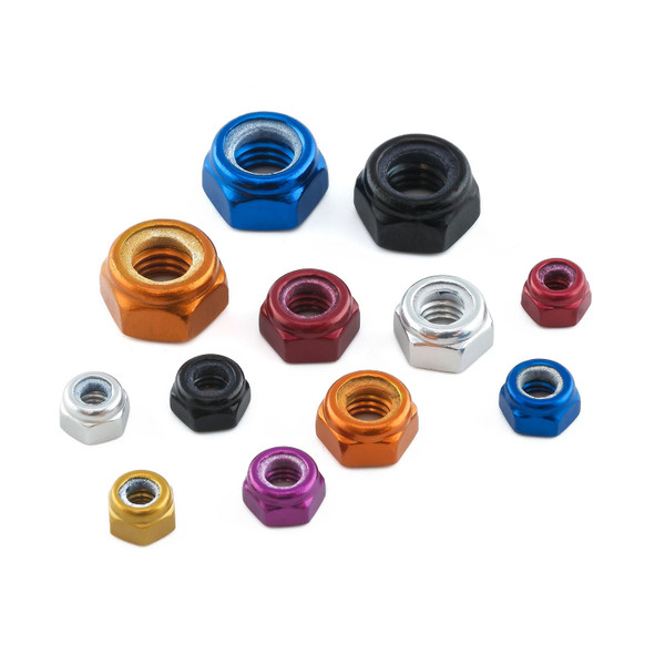 Ecrous Nylstop en Aluminium