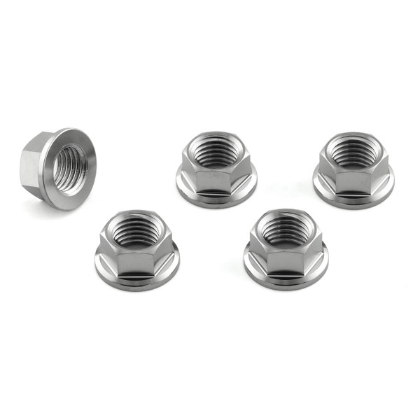Ecrou de couronne en Titane M10x(1.25mm) XS Paquet x5