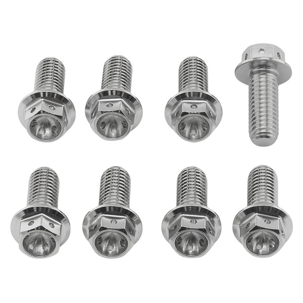 Kit Vis Disque de Frein Acier Inoxydable M6x(1.00mm)x20mm Arriere Race Spec Paquet x6