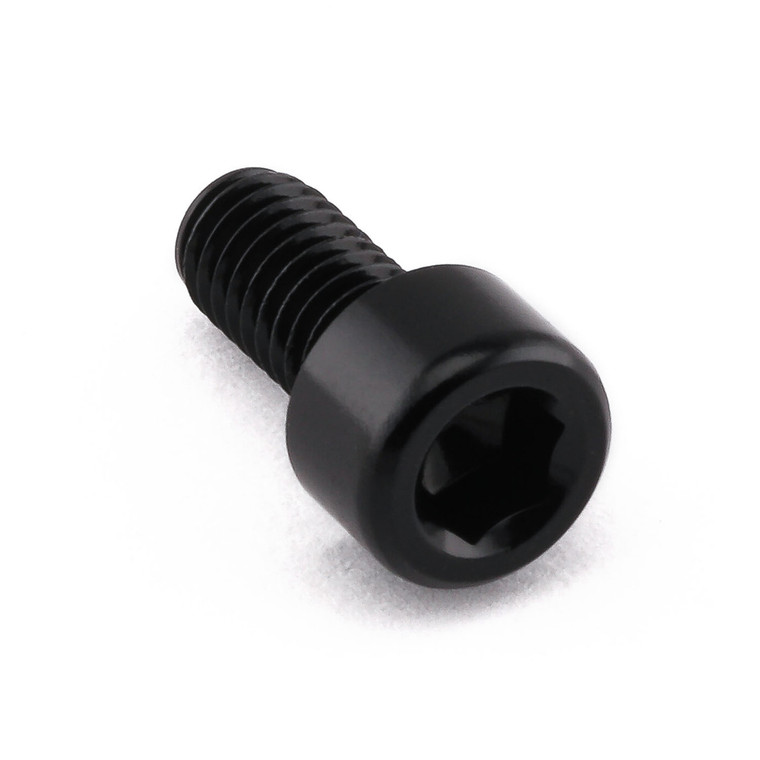 Vis BTR en Aluminium M6 x (1.00mm) x 12mm Noir