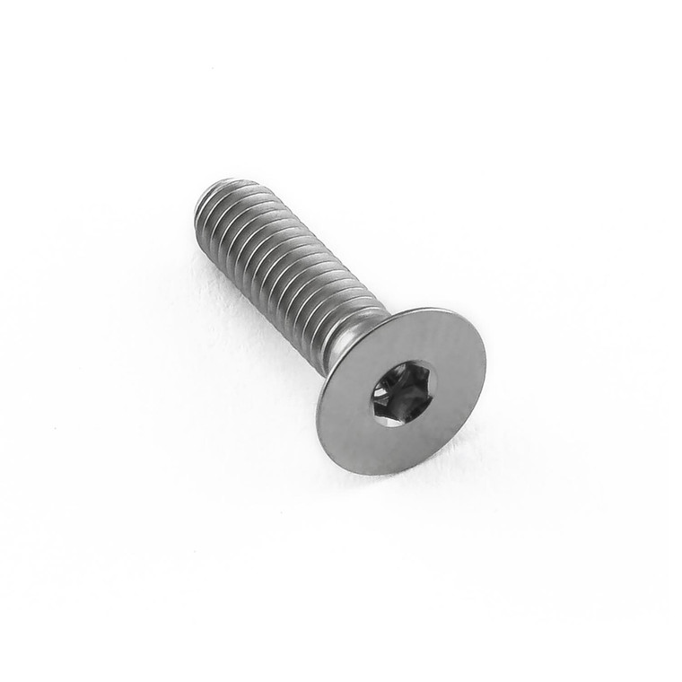 Vis à  tête fraisee en Titane M4 x (0.70mm) x 15mm