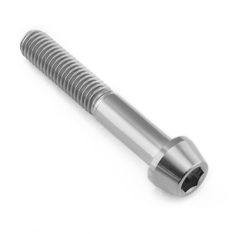 Vis BTR conique en Titane M8 x (1.25mm) x 50mm