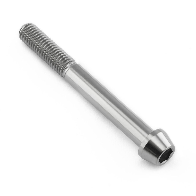 Vis BTR conique en Titane M8 x (1.25mm) x 70mm