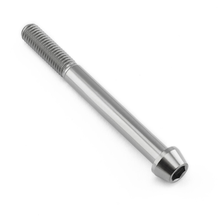 Vis BTR conique en Titane M8 x (1.25mm) x 80mm